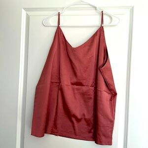 Silk tank top, plus size